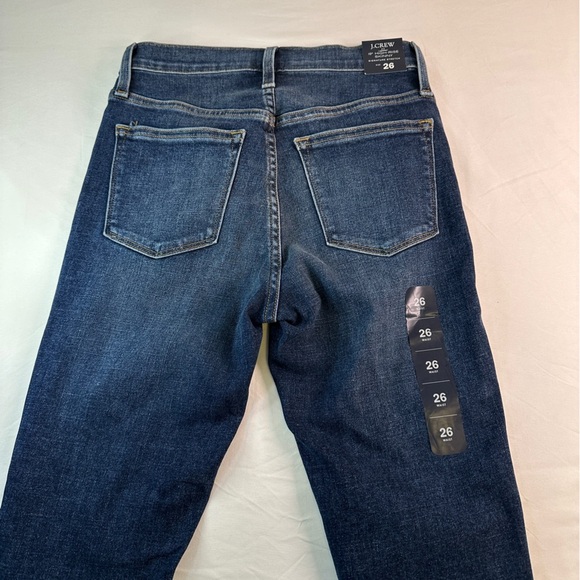 J.CREW Mercantile 10" High Rise Blue Skinny Jeans Size 26 Distressed Stretch - Picture 5 of 7